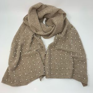 La Fiorentina Pearl Trim Scarf